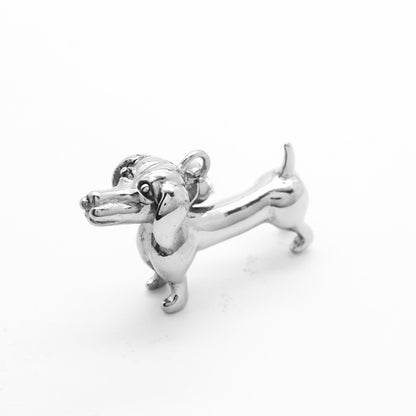 Pet Dog Dachshund Pendant Men's Titanium Steel Necklace