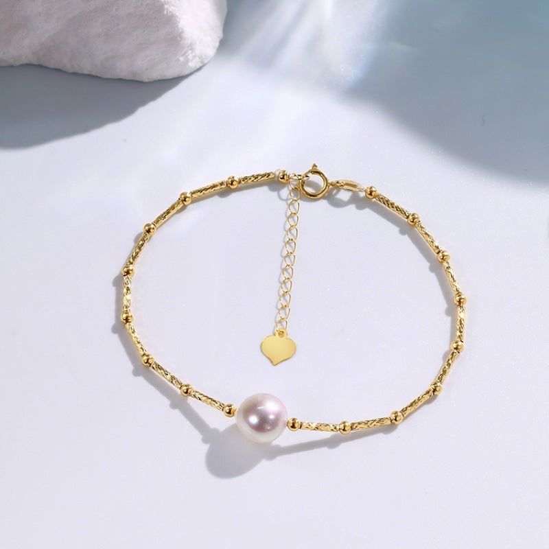 Baroque Single Pearl Bracelet Simple Graceful